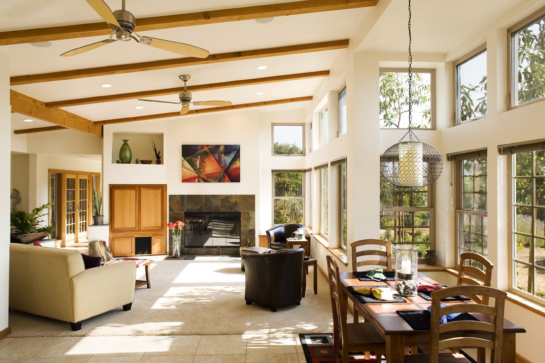 Interior of Solar Home